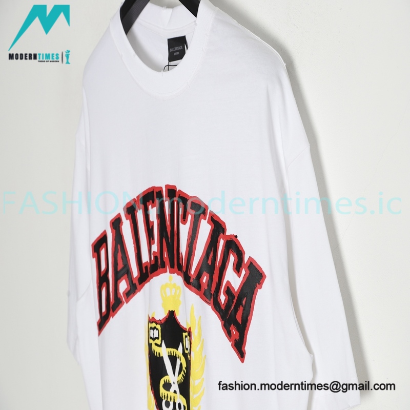 Balenciaga - 23SS Scissor Print Short Sleeve T-shirt Balenciaga - 23SS Scissor Print Short Sleeve T-shirt